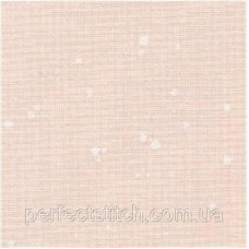 Zweigart 3984/4259 Murano Splash 32 ct. Рожевий з білими бризками