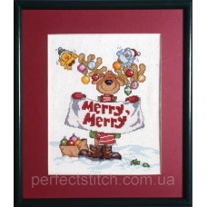 Dw1059 Набор для вышивания крестом "Merry Merry Moose//Веселый Веселый лось" Design Works