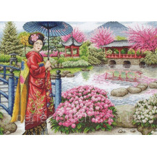 01024 Набор для вышивания "Японский сад (The Japanese Garden)" ANCHOR MAIA