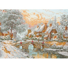 01062 Набор для вышивания "Рождество (Cobblestone Christmas)" ANCHOR MAIA