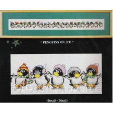 Dw1062 Набор для вышивания крестом "Skating Penguins//Пингвины на коньках" Design Works