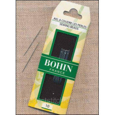 Bohin Sewing Beads №10 (15шт) Набір бісерних голок Bohin