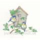 H1007 Набор для вышивания крестом "Скворечник//Nesting Box" Heritage Crafts