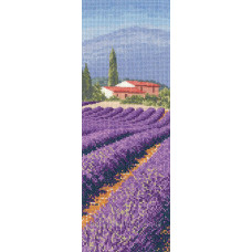 H1247 Набор для вышивания крестом "Лавандовые поля//Lavender Fields" Heritage Crafts
