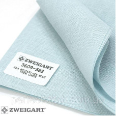 Zweigart 3609/562 Belfast 32 ct. Блакитний льод