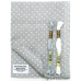 Zweigart 3609/7349 Belfast Petit Point 32 ct. Сірий в білий горошок