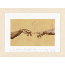 PN-0007975 Набір для вишивки хрестом LanArte Creation (2 hands) Створення Адама