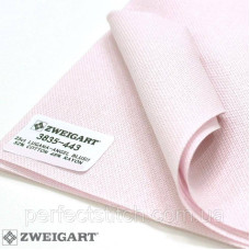 Zweigart 3835/443 Lugana 25 ct. Блідо рожевий