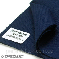 3835/589 Lugana 25 ct. Темно-синій