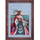 MD113 Схема "The Red Lady Pirate//Красная Леди Пират" Mirabilia Designs