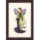 MD114 Схема "September Sapphire Fairy//Сентябрьская Сапфировая Фея" Mirabilia Designs