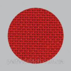 Zweigart 3835/954 Lugana 25 ct. Різдвяний червоний