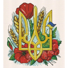 Набір для вишивання хрестиком Фарби України