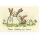 XAJ3  Some bunny to love "Влюблённый кролик" Bothy Threads