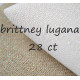 Brittney lugana 28 ct zweigart (германія)