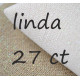 Linda 27 ct.  zweigart (германія)