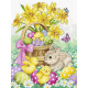 Набір для вишивання хрестиком LETISTITCH Easter Rabbit and Chicks