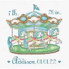 Набір для вишивання хрестиком LETISTITCH Baby Carousel