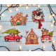 Набір для вишивання хрестиком LETISTITCH Christmas Toys Kit