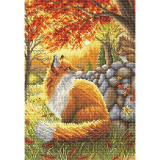 Набір для вишивання хрестиком LETISTITCH A Friend for Little Fox