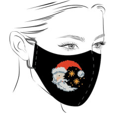Маска Санта черная