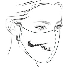 Маска Nike біла