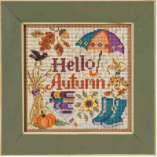 Набір для вишивання Hello Autumn Привіт Осінь Mill Hill