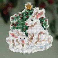 Набір для вишивання Winter Bunnies Зимові зайчики Mill Hill