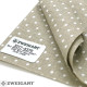 3217/5379 Edinburgh Petit Point 35 ct. Сирий льон в білий горошок