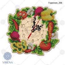 Заготовка для вишивки годинника дерев'яна 206